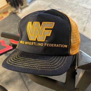 Vintage WWF / WWE trucker hat
